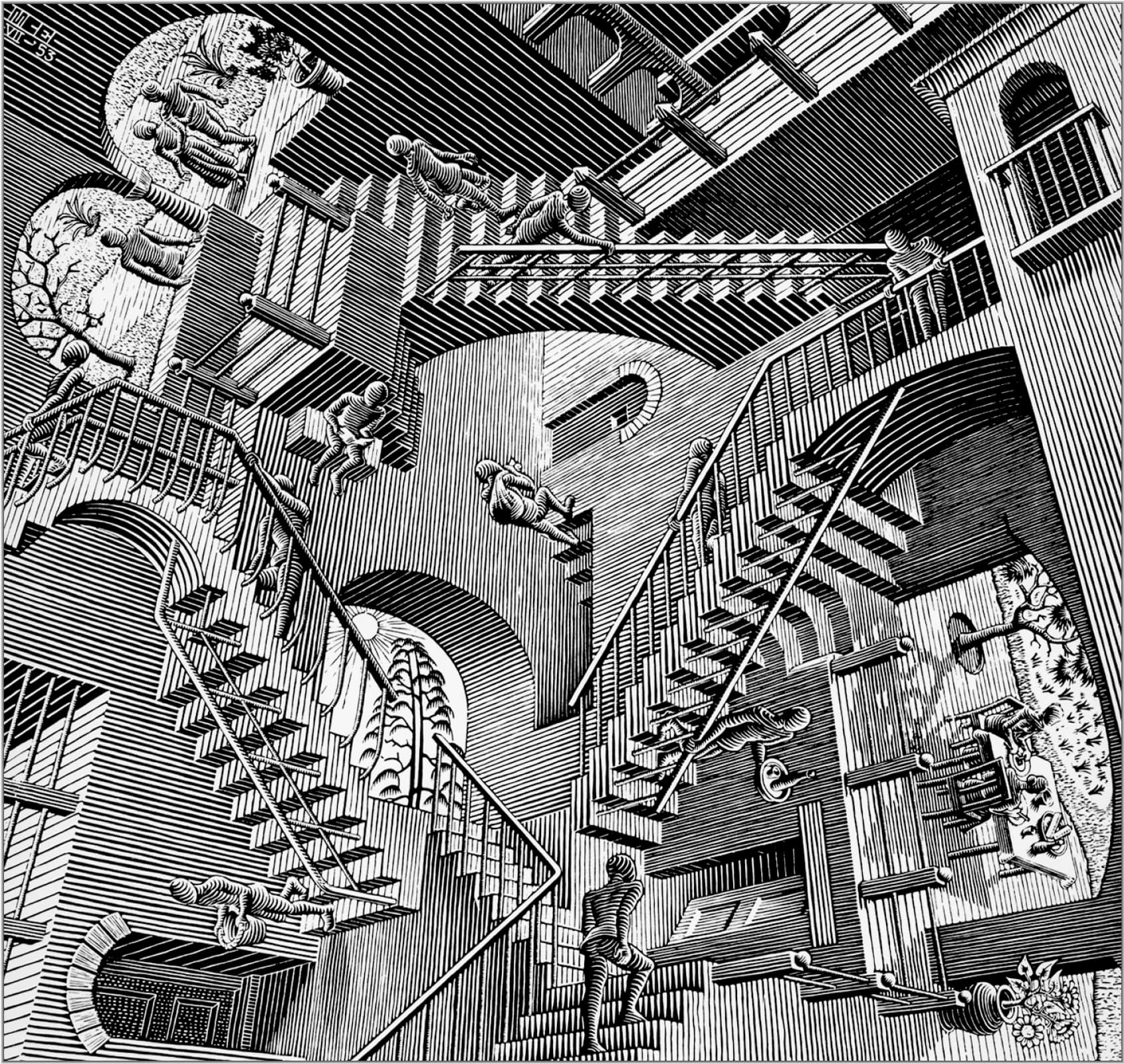 Escher's Relativity - representing the complexity of AI alignment